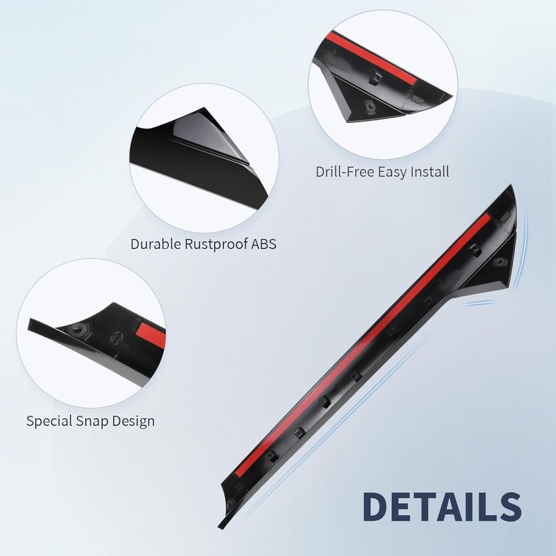 AIKEPT A-Pillar Windshield Trim Molding (Left Driver Side), Compatible with Ford Explorer 2011-2019, Complete Kit with Clips, Replaces BB5Z7803137AA, 926-450 - Image 3
